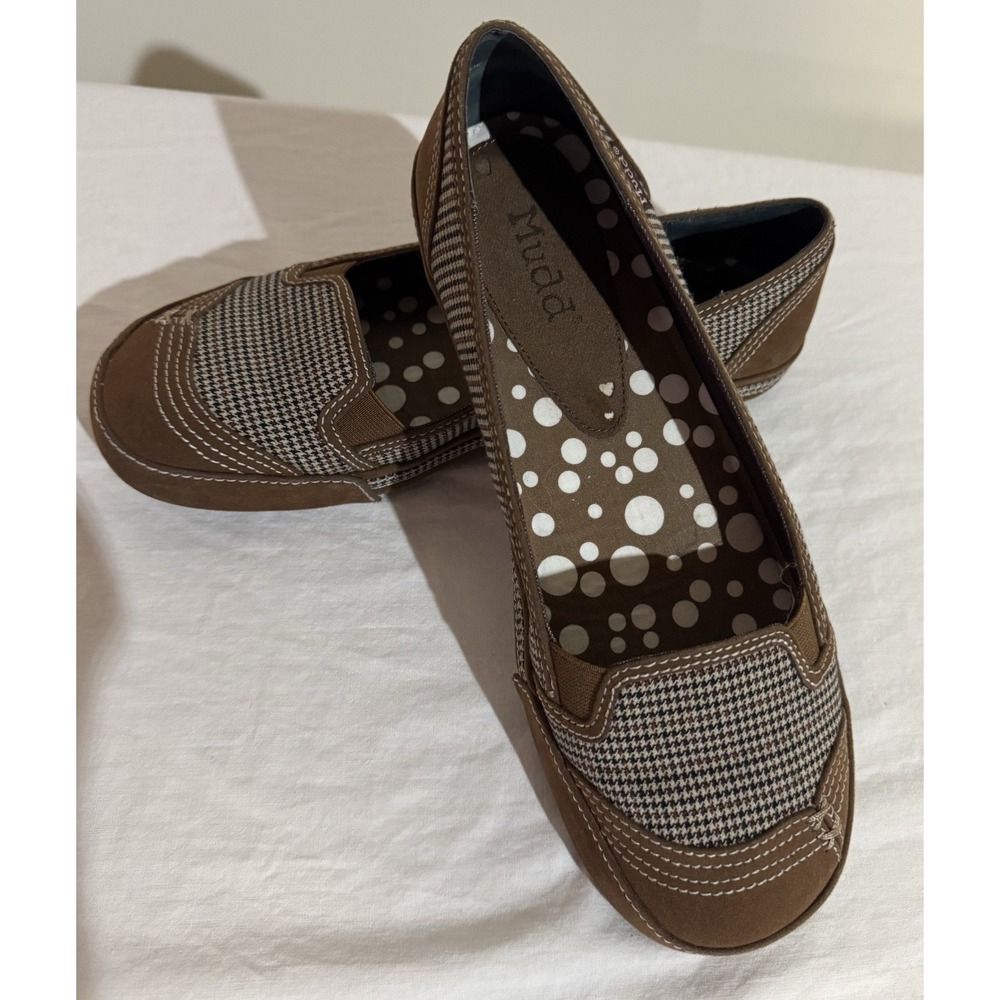 Vintage Y2K Style Mudd Mary Jane Shoes Brown Womens 10m Babydoll Academia